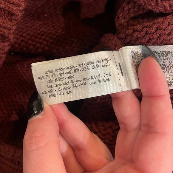 Zara Rust Cowl Neck Sweater - Picture 4 of 4